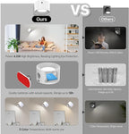 Koopala 3PACK Rechargeable LED Wall Sconce, Cordless Battery - Image 4
