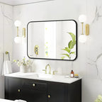 Fabuday Black Bathroom Mirror for Over Sink - Image 3