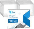 EHWINE 20 Pack 6x4 Wall Mount Acrylic Sign Holder, Horizontal Wall Signs Photo by EHWINE