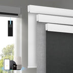 Motorized Blinds with Remote, Cordless Smart Blinds with Valance Cover by Enjoyyoursmartlife