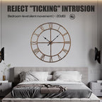 48 Inch Large Wall Clock for Living Room Decor – Easy-Assembly Silent - Image 6