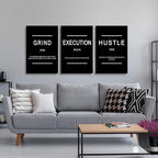 Framed Canvas Wall Art Success Quote, Office Wall Art, Positive Motivational - Image 7