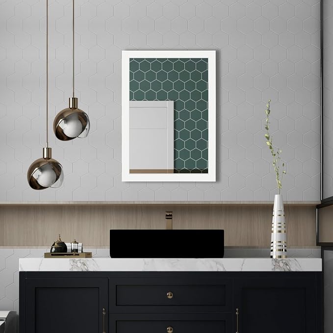 Ruomeng Rectangular Wall Mirror 20" x 28" - Image 2