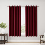 ChrisDowa Burgundyout Curtains 70 inches Wide by ChrisDowa