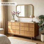 WallBeyond 30" x 48" Wood Bathroom Mirror - Image 2