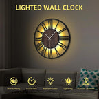 LEIKE 24'' Lighted Wall Clock - Image 4