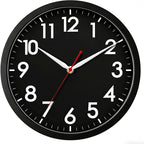 AKCISOT Wall ClockModern Black Silent Non Ticking Wall Clocks Battery Operated by Akcisot