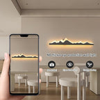 Qcyuui Wall Sconce with Remote Control 47.2inch Dimmable LED Wall Lights Black - Image 3