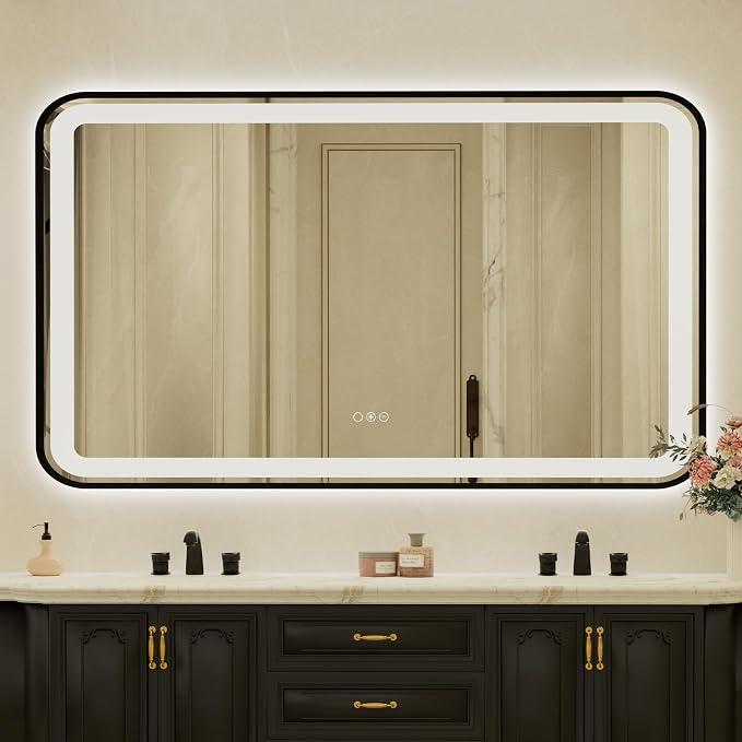 36x60 Inch LED Bathroom Mirror by Unknown
