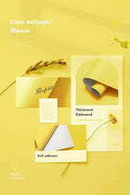 Dimoon 118''x17.7'' Yellow Peel and Stick Wallpaper Contact Paper Modern Self - Image 4