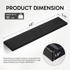 BAYKA Floating Shelves, 48 inches Long Heavy Duty Wall Mounted Rustic Wood - Image 3