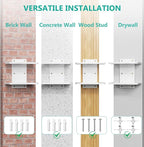 WALI Floating TV Shelf, 2 Tier Projector Shelf - Image 9
