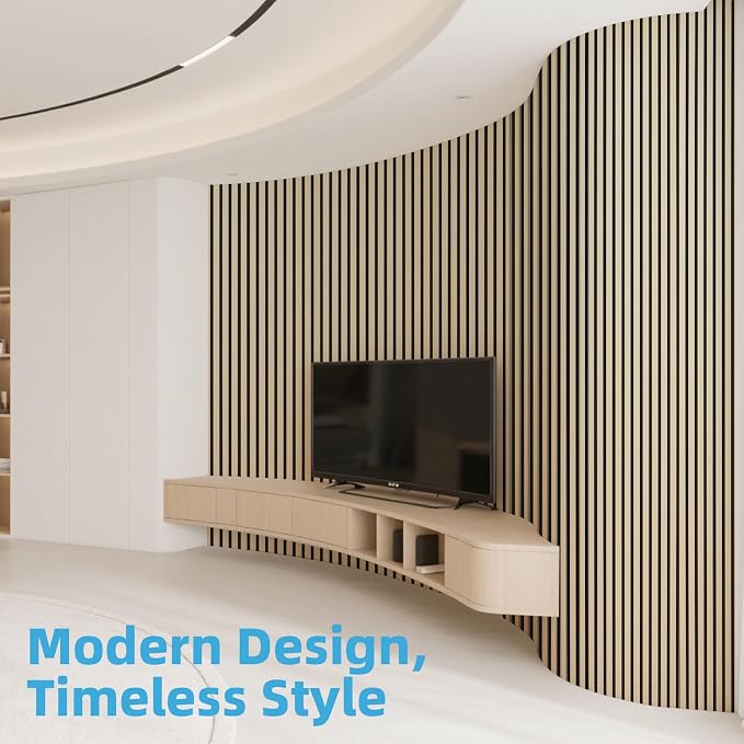 Art3d 2-Pack Acoustic Wood Slat Wall Panel - Image 2