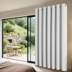 Joydeco Blackout Patio Sliding Door Curtains 84 Inches Long, Grommet Privacy - Image 3