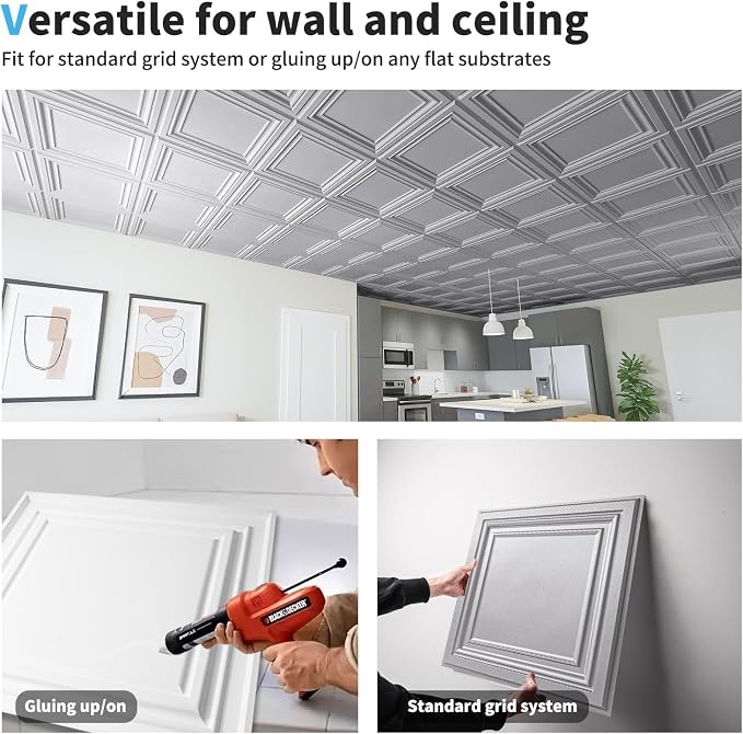 Art3d PVC Ceiling Tiles - Image 7