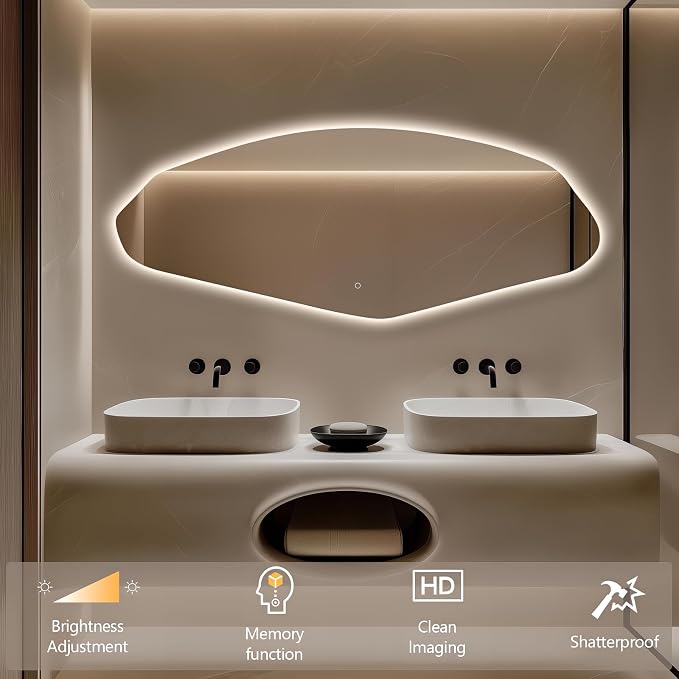 Led Mirror Full Length, Frameless Long Mirrors - Image 4