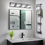 IZORRO LED Modern Bathroom Lights Fixtures, Chrome Acrylic Wall Lighting - Image 7