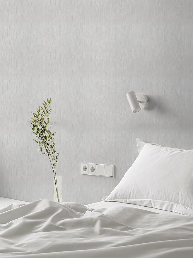 Heroad Peel and Stick Wallpaper Wood Contact Paper Wood Wallpaper Light Grey - Image 5