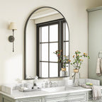 VooBang Arched Wall Mirror, 30 x 38 inch Arch Bathroom Mirror, Wall Mounted - Image 7