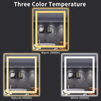 LOAAO 30X36 LED Bathroom Mirror - Image 5
