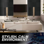 12 Pack Self-Adhesive Acoustic Panels 1 X 12 X 12 Inches - Image 5