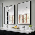 TRAHOME Bathroom Vanity Mirror for Wall, 2 Pack 36" x 24" Metal Framed by TRAHOME