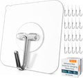 GLUIT Adhesive Wall Hooks for Hanging Heavy Duty 22 lbs Hooks for Walls No Drill by GLUIT