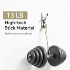 pickpiff Brushed Nickel Self Adhesive Coat Hooks - Image 2