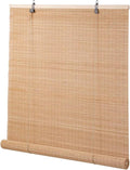 Bamboo Roller Blinds Shades, Outdoor Bamboo Roll Up, Vertical Lifting, by BAYUE