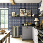 NextWall Harry & Grace Herringbone Plaid Premium Matte Non-Woven Peel and Stick - Image 5
