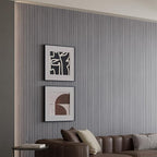 Yutianli PVC Slat Wall Panel Peel and Stick 236"x 15.7" Faux Wood Slat Panel - Image 2