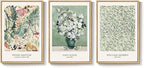Framed Large Matisse Wall Art for Living Room, 3 Piece Vintage Sage Green - Image 9