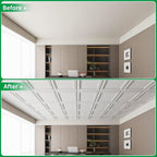Art3d 36 Pack PVC Ceiling Tiles, 24x24 Inches Waterproof Drop Ceiling - Image 6