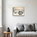 EOBTAIN Zen Framed Wall Art for Living Room, Relaxing Just Breathe Canvas - Image 3