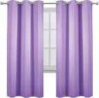 LEMOMO Lavender Thermal Blackout Curtains/42 x 72 Inch/Set of 2 Panels Room - Image 2