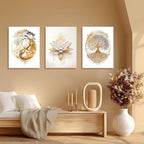 GELDSTEI Tree of Life Wall Art, Calming Zen Wall Decor, Abstract Yin Yang Tree - Image 5