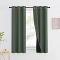 NICETOWN 100% Blackout Curtains 60" Long, Pair of Energy Smart & Noise Blocking by NICETOWN