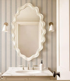 RollsRolla Modern Navy and White Striped Peel and Stick Wallpaper, French by RollsRolla