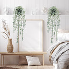 COCOBOO 2 Pcs Artificial Eucalyptus Plants Shelf Hanging Fake Plant in Pot - Image 5