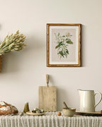 InSimSea Gold Bamboo Framed Canvas Wall Art, Neutral Floral Botanical Paintings - Image 7
