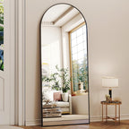 XRAMFY 56"x21" Arched Full Length Mirror Floor Mirrors - Image 2
