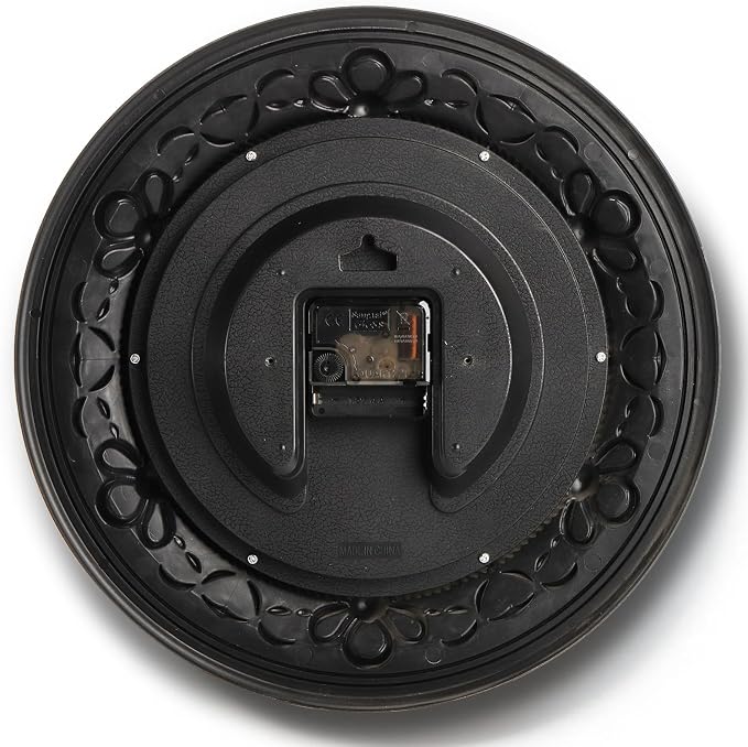 Pumtus Plastic Silent Wall Clock, 13 Inch Vintage Battery Operated Wall Clocks - Image 9