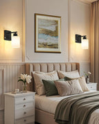 Rayogale Battery Operated Wall Sconce Set of 2, Easy Install Dimmable Wireless - Image 6