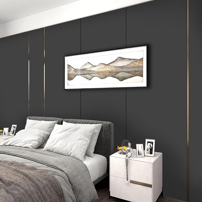 practicalWs 15.7"x 984.2" Grey Wallpaper Self Adhesive Peel and Stick Wall - Image 4