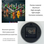 Kitchen Wall Clock Battery Operated 12 Inches Round Decorative Clocks - Image 8