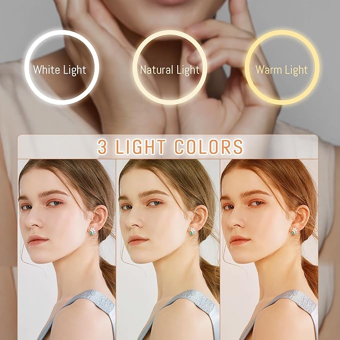 Auxmir 1X/30X Wall Mounted Makeup Mirror - Image 4
