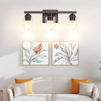 3-Light Bathroom Light Fixtures, Classic Wall Light Fixture - Image 9
