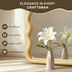 Wavy Mirror for Wall, for Bedroom, Living Room - Image 6