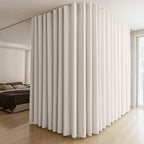 MaKefeile Room Divider Curtains & Flexible Bendable Tracks Set, Privacy by Makefeileshade