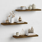 Forbena Rustic Wood Floating Shelves by Forbena